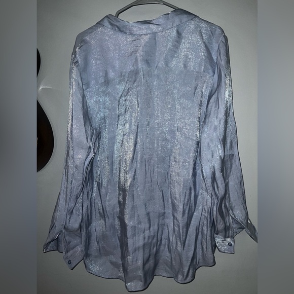 Chicos shimmery button up shirt - Picture 4 of 4